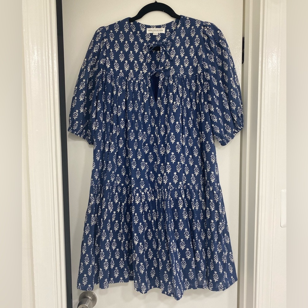 EMERSON FRY Isla Blockprint Dress | XS/S